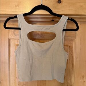Lululemon LA Front Cut-Out Crop Tank